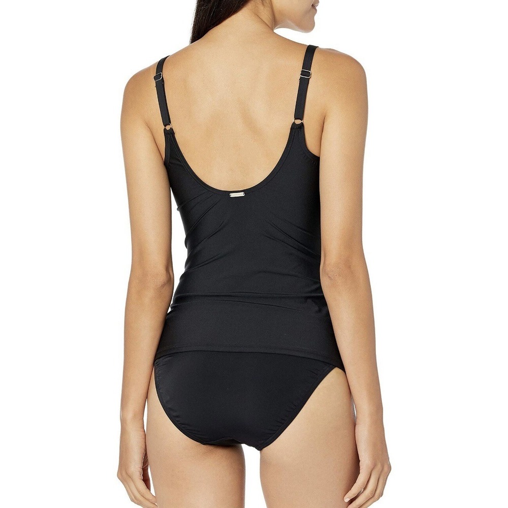 Calvin Klein Women Tankini Swimsuit Top‎ & Bottom Black Size Small NWT $126 - Picture 2 of 10